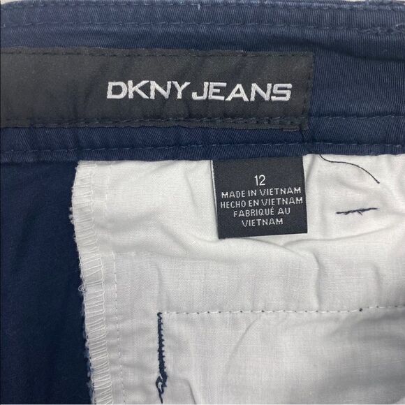 DKNY Navy Shorts size 12 - Picture 3 of 6